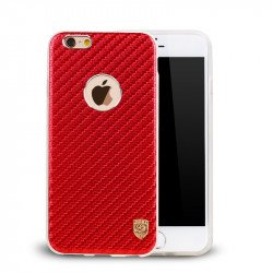 iPhone 7 Plus Carbon Fiber Armor Hybrid Case (Red)